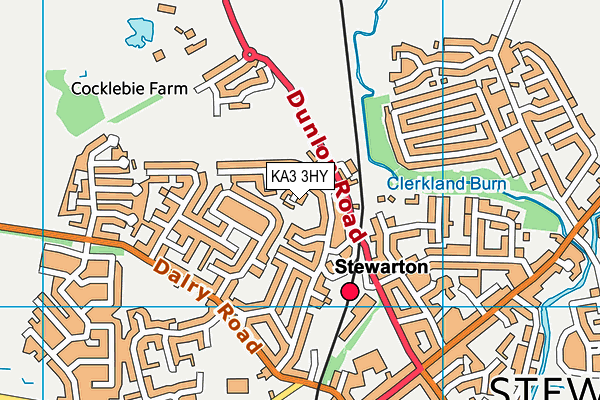 KA3 3HY map - OS VectorMap District (Ordnance Survey)