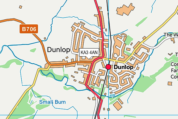 KA3 4AN map - OS VectorMap District (Ordnance Survey)