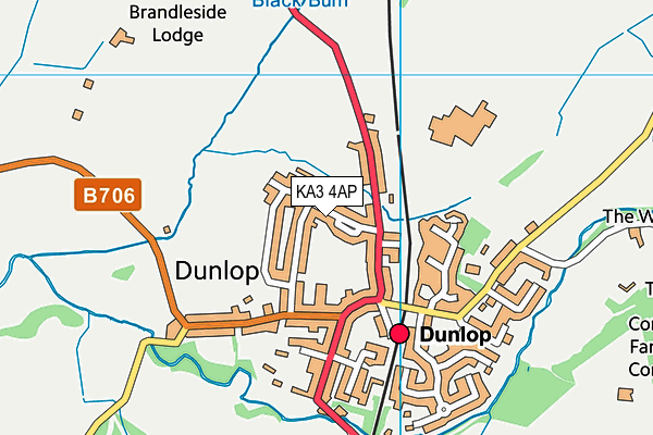 KA3 4AP map - OS VectorMap District (Ordnance Survey)