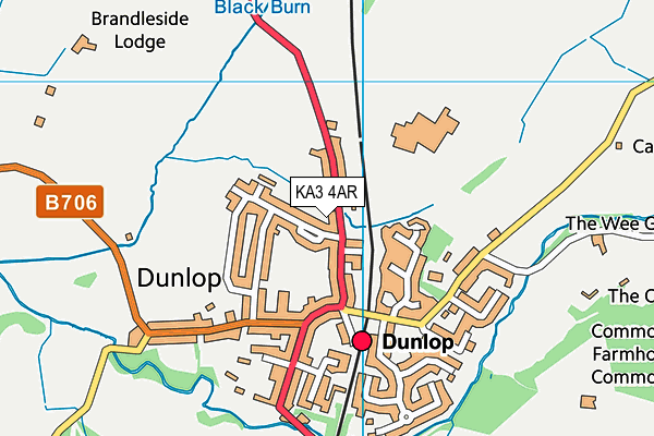 KA3 4AR map - OS VectorMap District (Ordnance Survey)