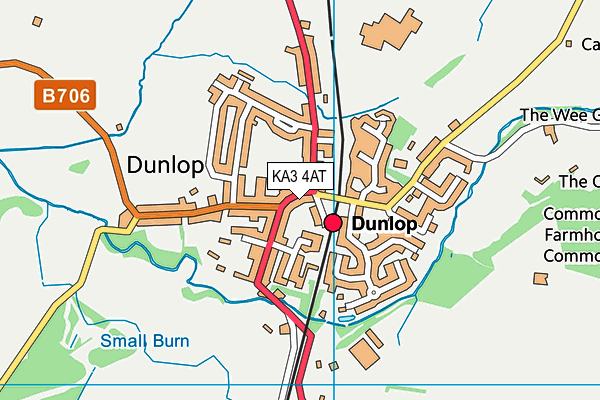 KA3 4AT map - OS VectorMap District (Ordnance Survey)