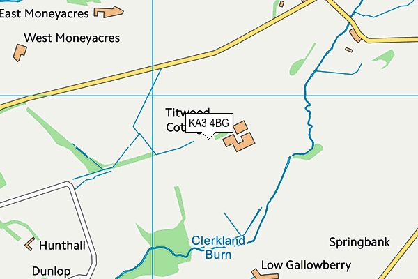 KA3 4BG map - OS VectorMap District (Ordnance Survey)