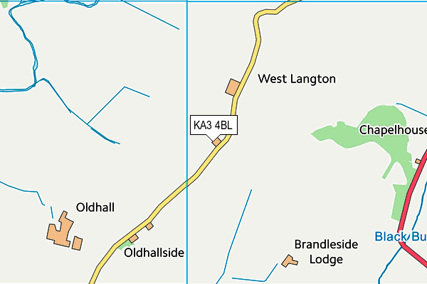 KA3 4BL map - OS VectorMap District (Ordnance Survey)