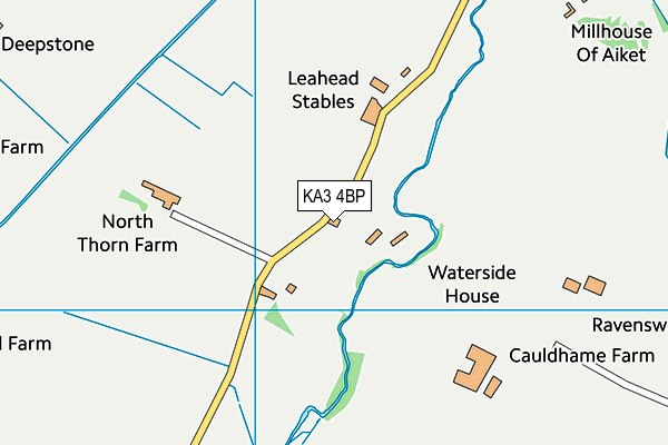 KA3 4BP map - OS VectorMap District (Ordnance Survey)