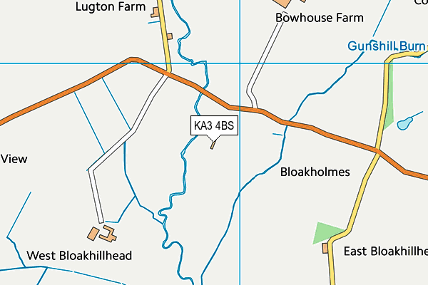 KA3 4BS map - OS VectorMap District (Ordnance Survey)