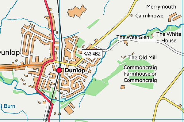 KA3 4BZ map - OS VectorMap District (Ordnance Survey)