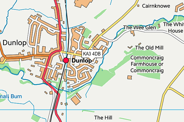 KA3 4DB map - OS VectorMap District (Ordnance Survey)