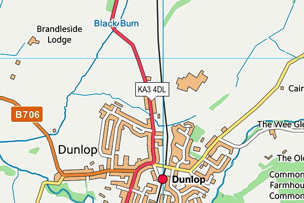 KA3 4DL map - OS VectorMap District (Ordnance Survey)