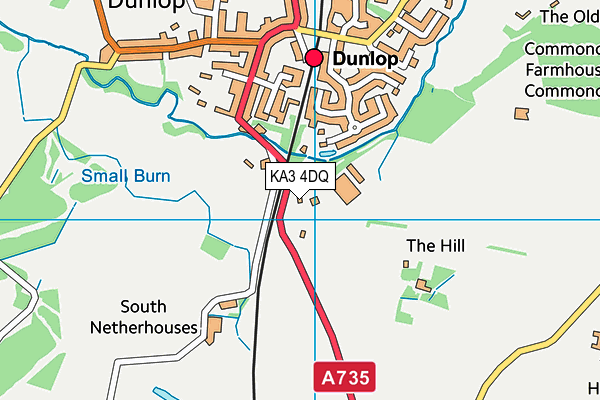 KA3 4DQ map - OS VectorMap District (Ordnance Survey)