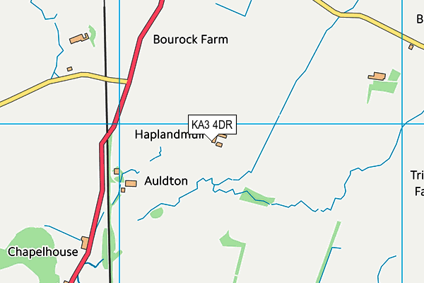 KA3 4DR map - OS VectorMap District (Ordnance Survey)