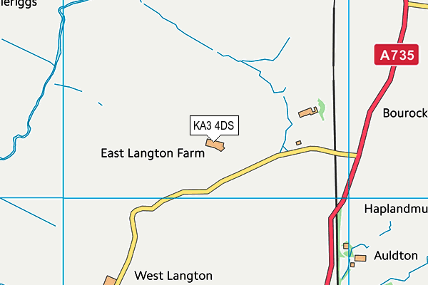 KA3 4DS map - OS VectorMap District (Ordnance Survey)