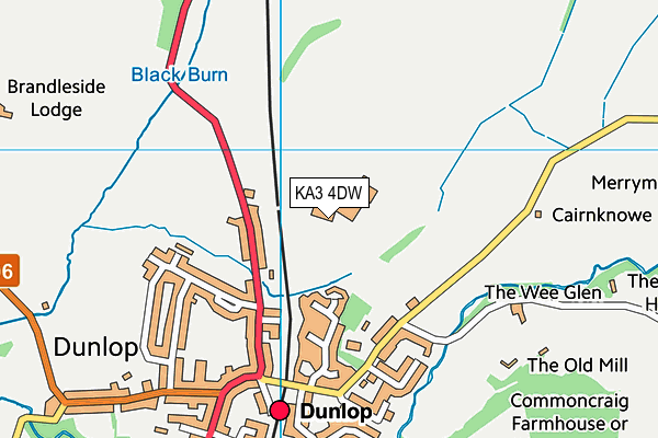 KA3 4DW map - OS VectorMap District (Ordnance Survey)