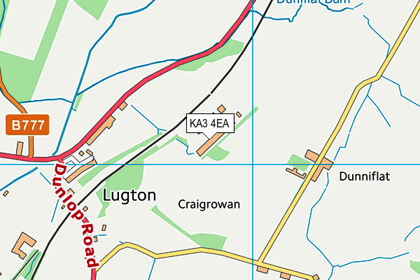 KA3 4EA map - OS VectorMap District (Ordnance Survey)