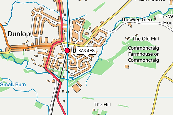 KA3 4ES map - OS VectorMap District (Ordnance Survey)