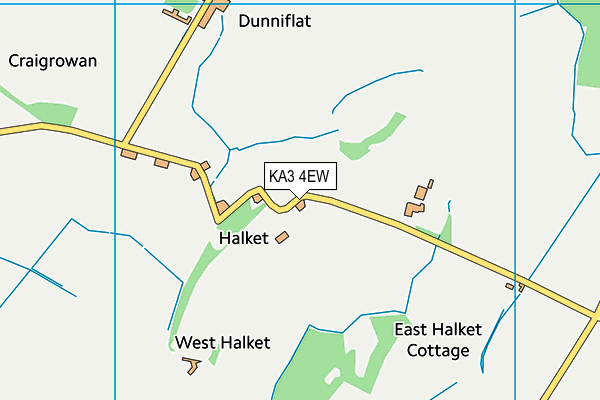 KA3 4EW map - OS VectorMap District (Ordnance Survey)