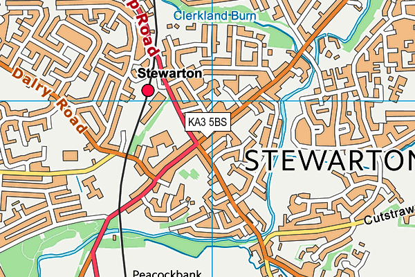 Map of STEWARTS RESIDENTIALS LIMITED at district scale