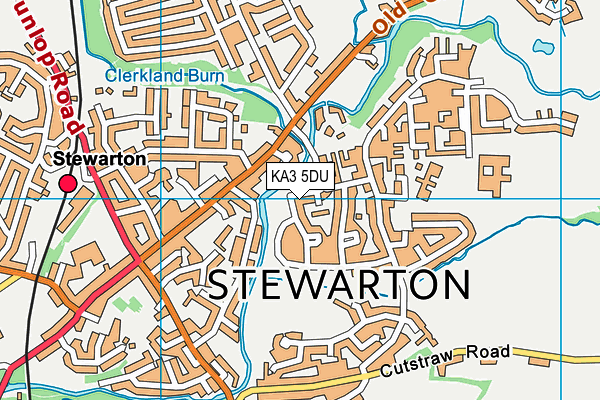 KA3 5DU map - OS VectorMap District (Ordnance Survey)