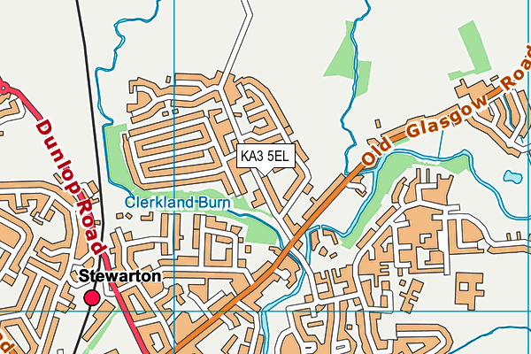 KA3 5EL map - OS VectorMap District (Ordnance Survey)