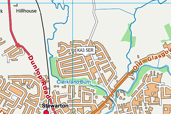Map of RIVERON (22) LTD at district scale