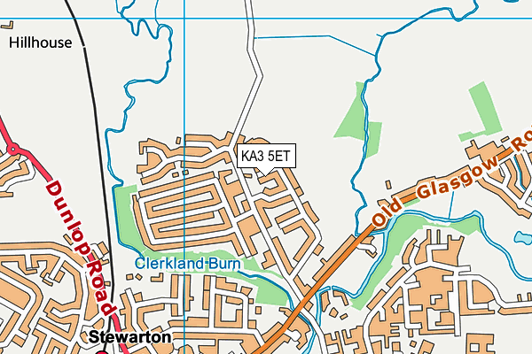 KA3 5ET map - OS VectorMap District (Ordnance Survey)
