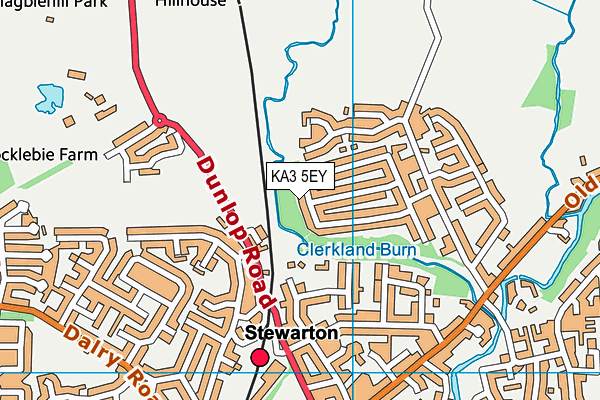 KA3 5EY map - OS VectorMap District (Ordnance Survey)
