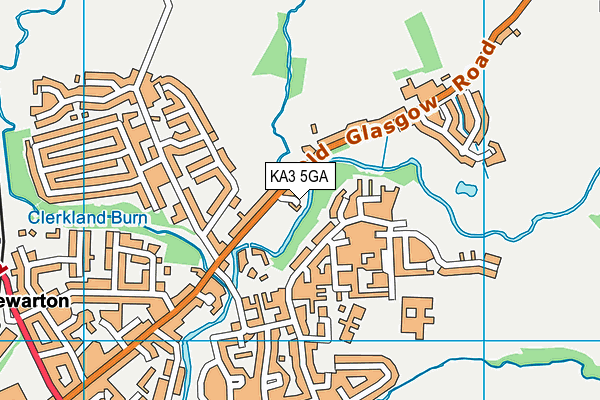 KA3 5GA map - OS VectorMap District (Ordnance Survey)