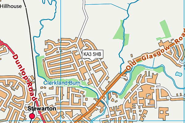KA3 5HB map - OS VectorMap District (Ordnance Survey)