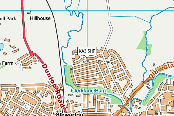 KA3 5HF map - OS VectorMap District (Ordnance Survey)