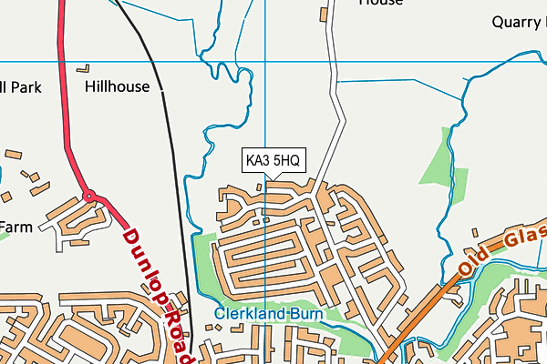 KA3 5HQ map - OS VectorMap District (Ordnance Survey)