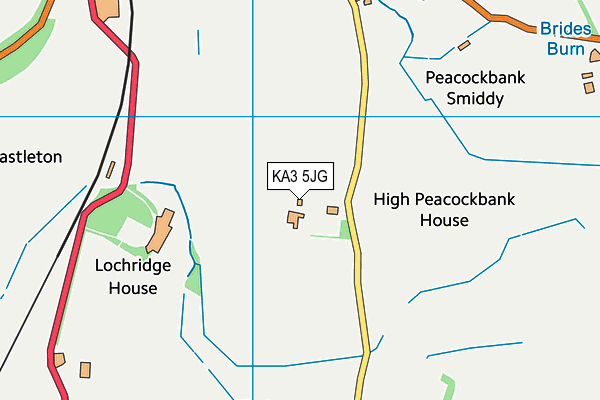 KA3 5JG map - OS VectorMap District (Ordnance Survey)
