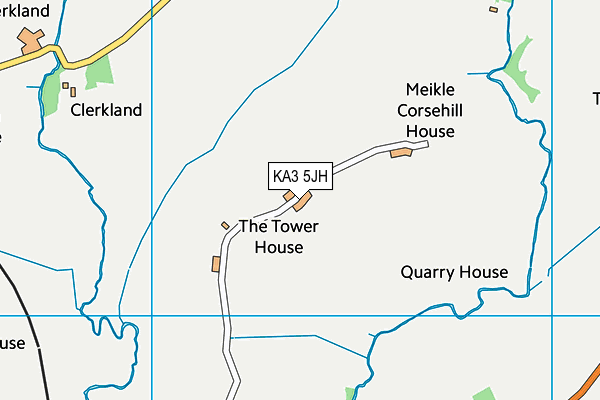 KA3 5JH map - OS VectorMap District (Ordnance Survey)