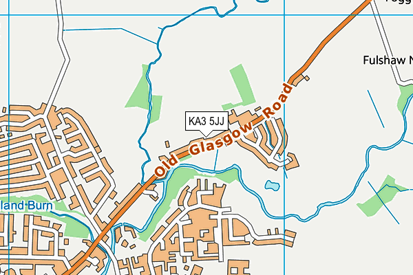 KA3 5JJ map - OS VectorMap District (Ordnance Survey)