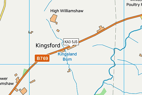 KA3 5JS map - OS VectorMap District (Ordnance Survey)