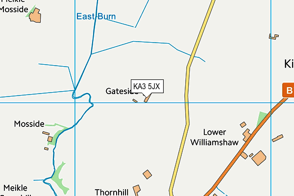 KA3 5JX map - OS VectorMap District (Ordnance Survey)