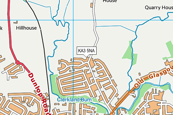 KA3 5NA map - OS VectorMap District (Ordnance Survey)