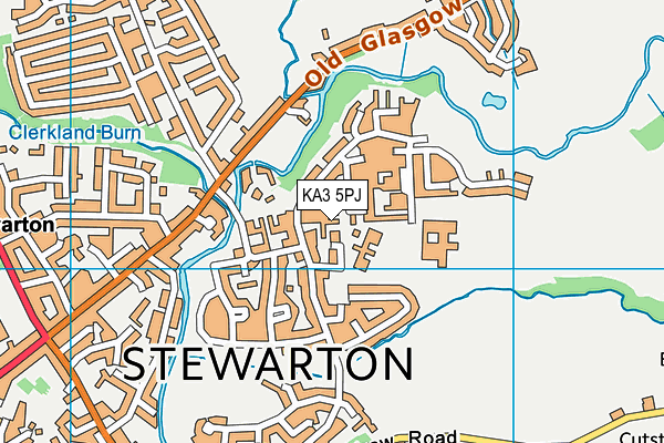 KA3 5PJ map - OS VectorMap District (Ordnance Survey)