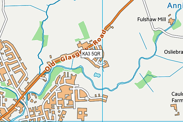 KA3 5QR map - OS VectorMap District (Ordnance Survey)
