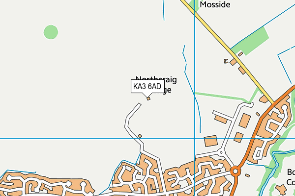 KA3 6AD map - OS VectorMap District (Ordnance Survey)