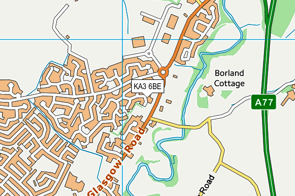 KA3 6BE map - OS VectorMap District (Ordnance Survey)