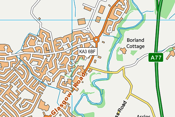 KA3 6BF map - OS VectorMap District (Ordnance Survey)