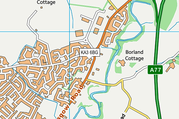 KA3 6BG map - OS VectorMap District (Ordnance Survey)