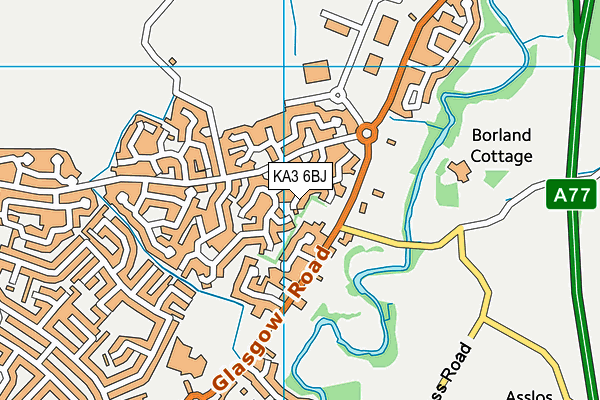 KA3 6BJ map - OS VectorMap District (Ordnance Survey)