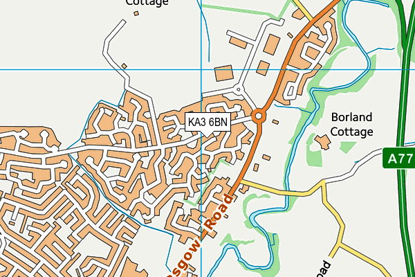 KA3 6BN map - OS VectorMap District (Ordnance Survey)