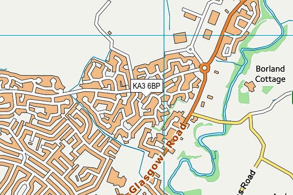 KA3 6BP map - OS VectorMap District (Ordnance Survey)
