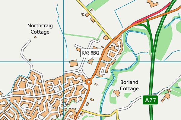 KA3 6BQ map - OS VectorMap District (Ordnance Survey)