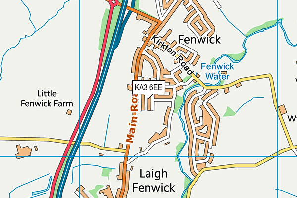 KA3 6EE map - OS VectorMap District (Ordnance Survey)