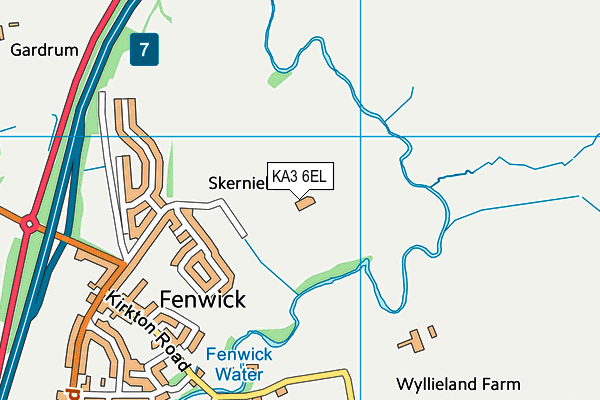 KA3 6EL map - OS VectorMap District (Ordnance Survey)