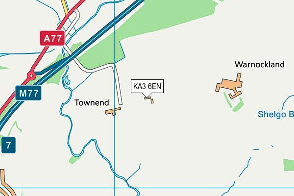 KA3 6EN map - OS VectorMap District (Ordnance Survey)