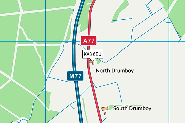 KA3 6EU map - OS VectorMap District (Ordnance Survey)