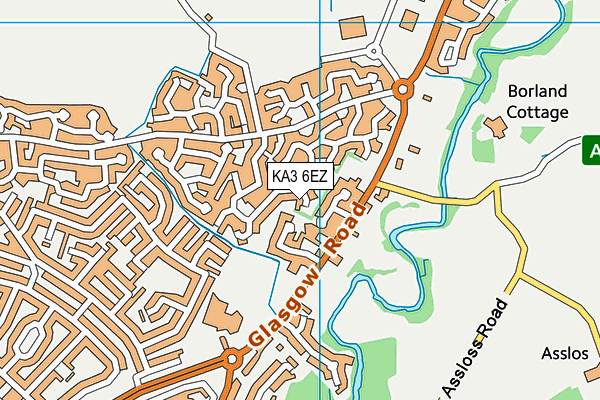 KA3 6EZ map - OS VectorMap District (Ordnance Survey)